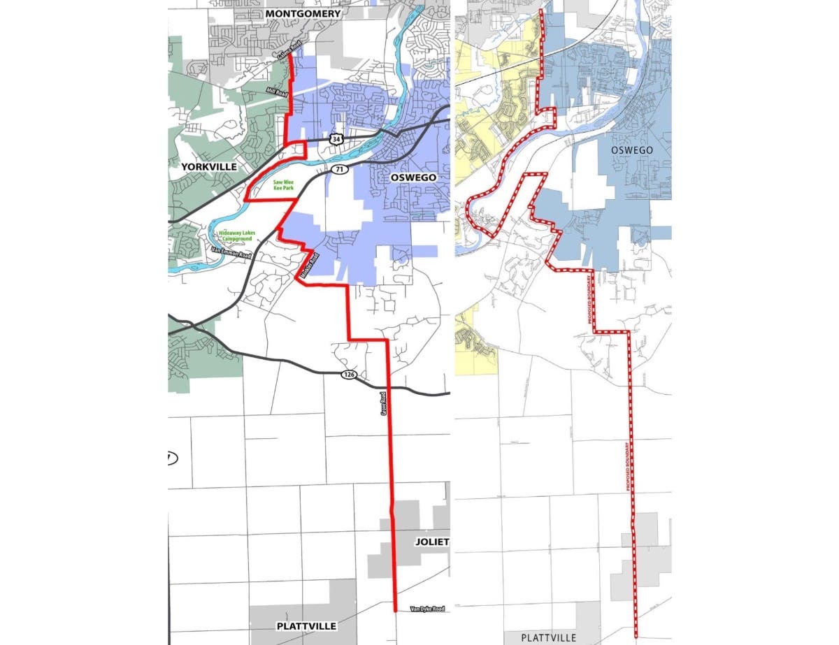 The Oswego Village Board voted Jan. 6 to renew its boundary agreement with Yorkville, which had expired in 2022.