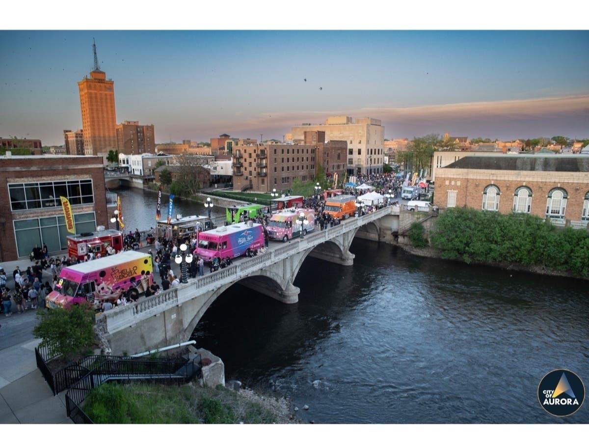 Aurora is hosting its third annual Spring Food Truck Festival Friday on Benton Street.