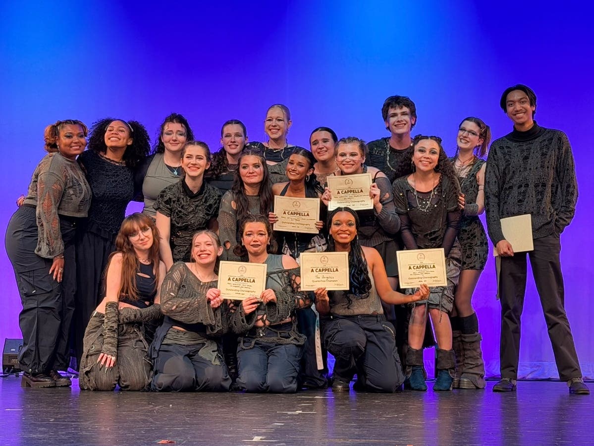 Plainfield North High School’s The Angelics performed during the International Championship of High School A Cappella, earning a 10th-place national finish.