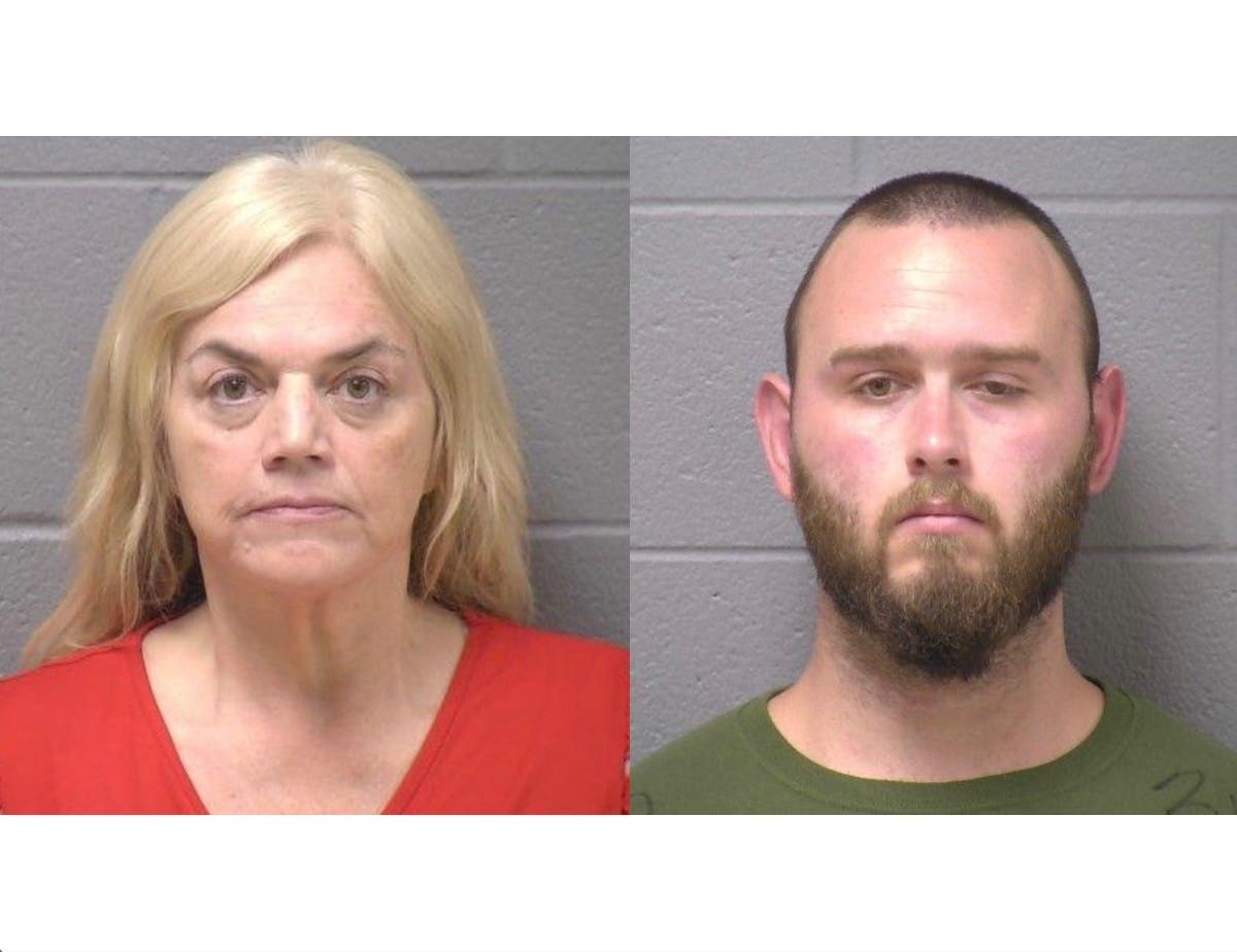 Robin Turner (left), 62, and James Adams, 26, were charged with concealment of a homicide and dismembering a human being in connection with the death of Dalewayne Turner, 38.