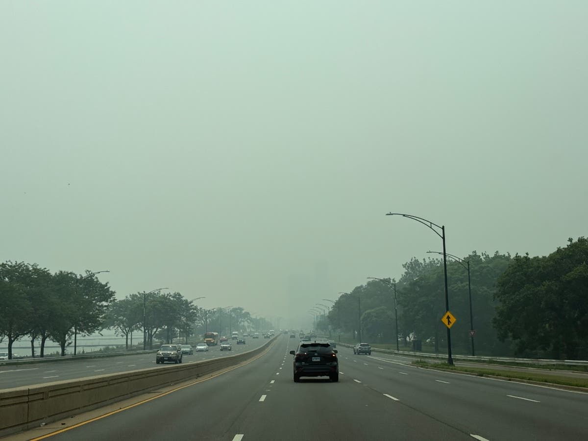 The National Weather Service and Illinois Environmental Protection Agency issued an air quality alert for Wednesday and Thursday due to the smoke from Canadian wildfires polluting the air.