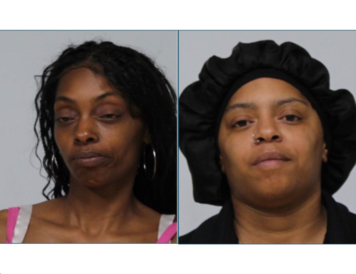 Domishia L. Finney (left) and Jasmine McCurry were taken into custody July 27 after a traffic stop near Route 59﻿ and Pond View Drive in Plainfield.