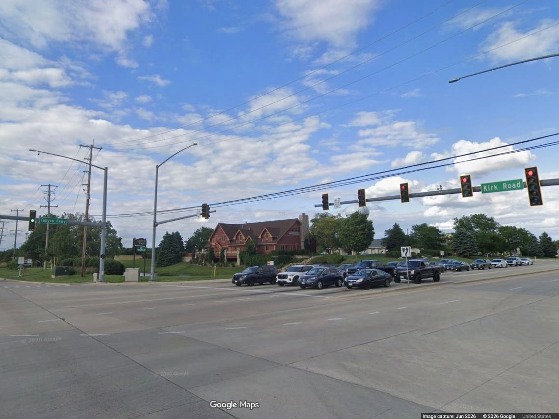 The intersection of Fabyan Parkway and Kirk Road in Geneva is one of three in Kane County that will undergo crack-sealing this fall, officials said.