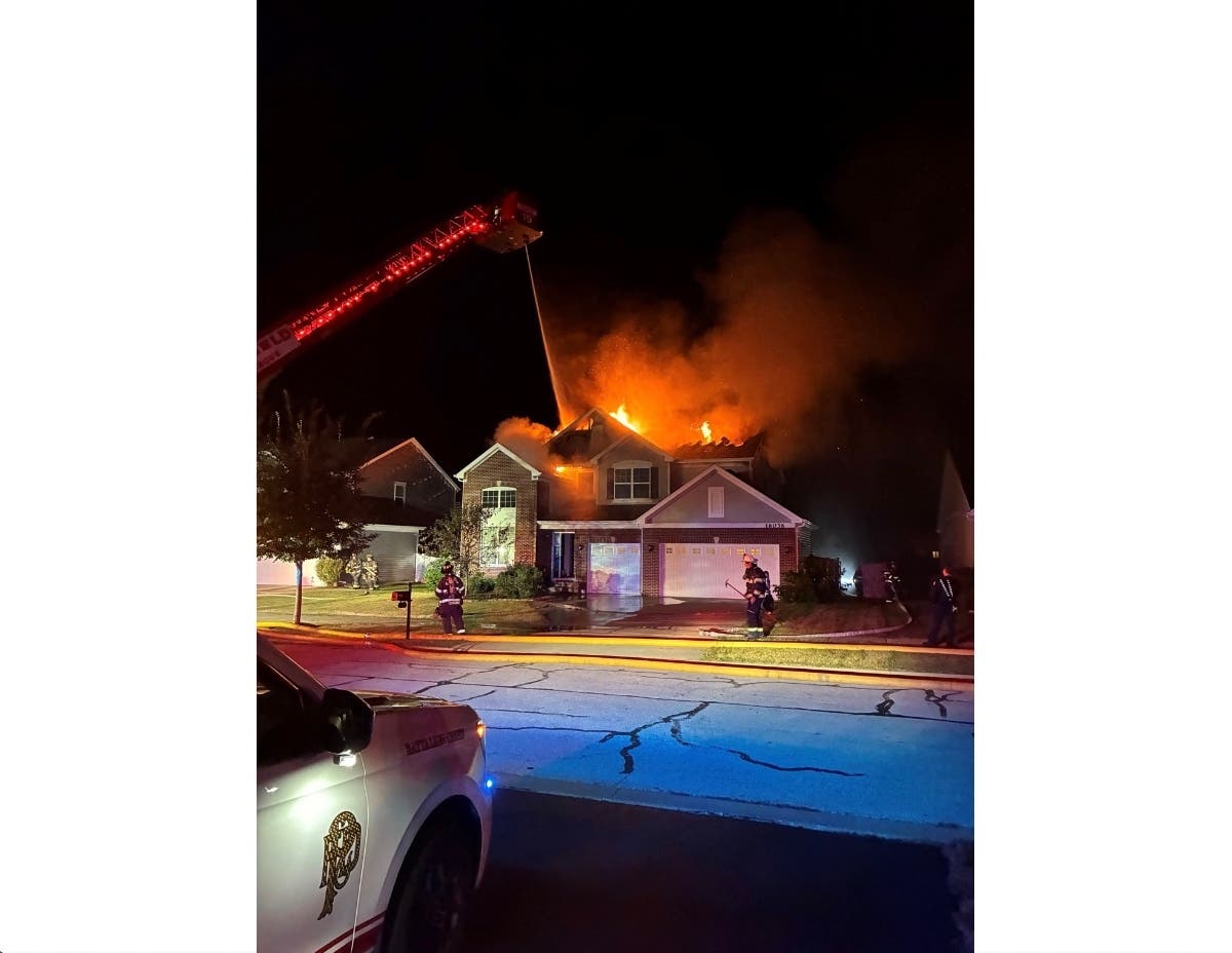 A house in the 16000 block of Selfridge Circle was deemed uninhabitable after a fire broke out around midnight Monday, officials said.