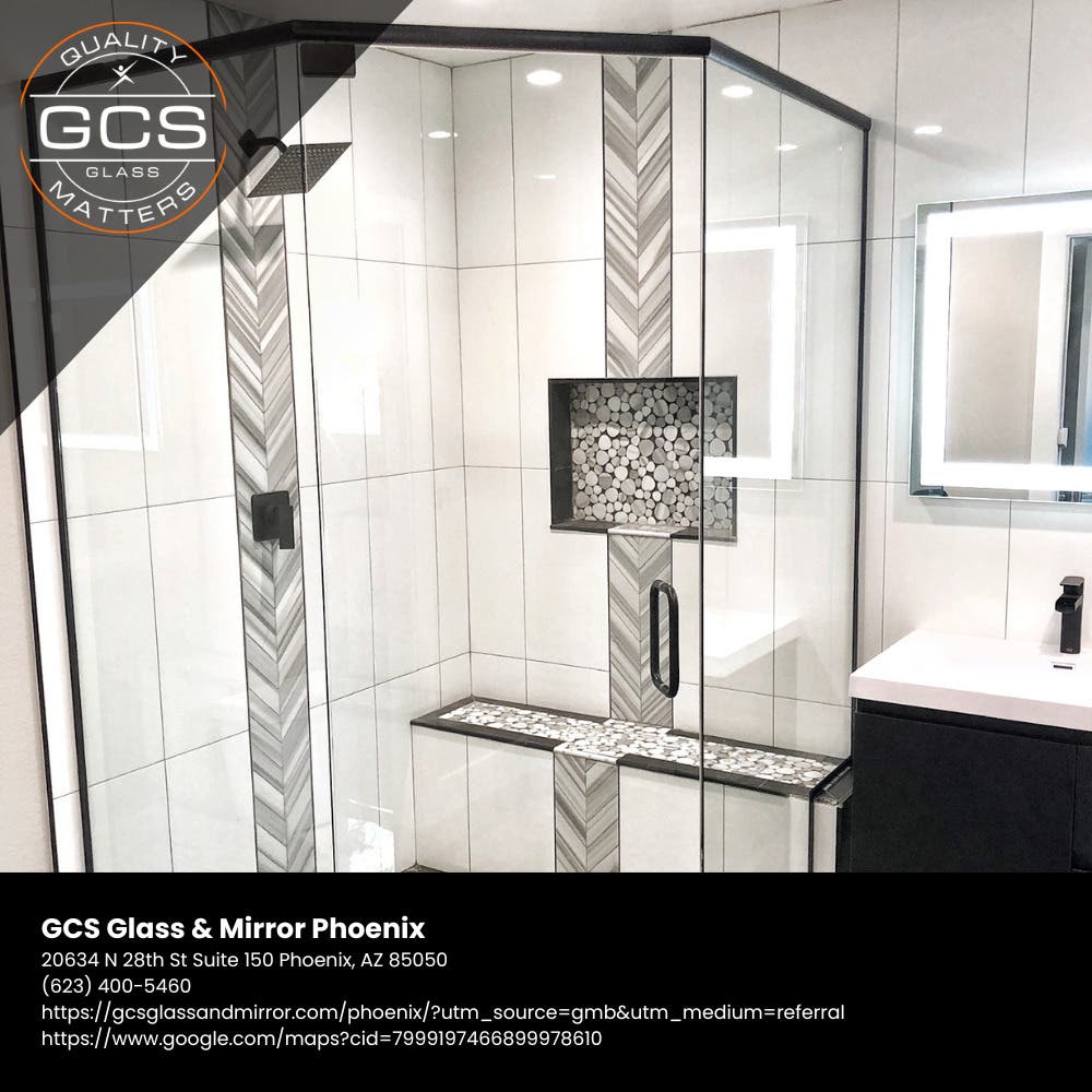 Phoenix Homeowners: GCS Glass & Mirror Brings Expert Glass Shower Door Installation to Your Neighbor