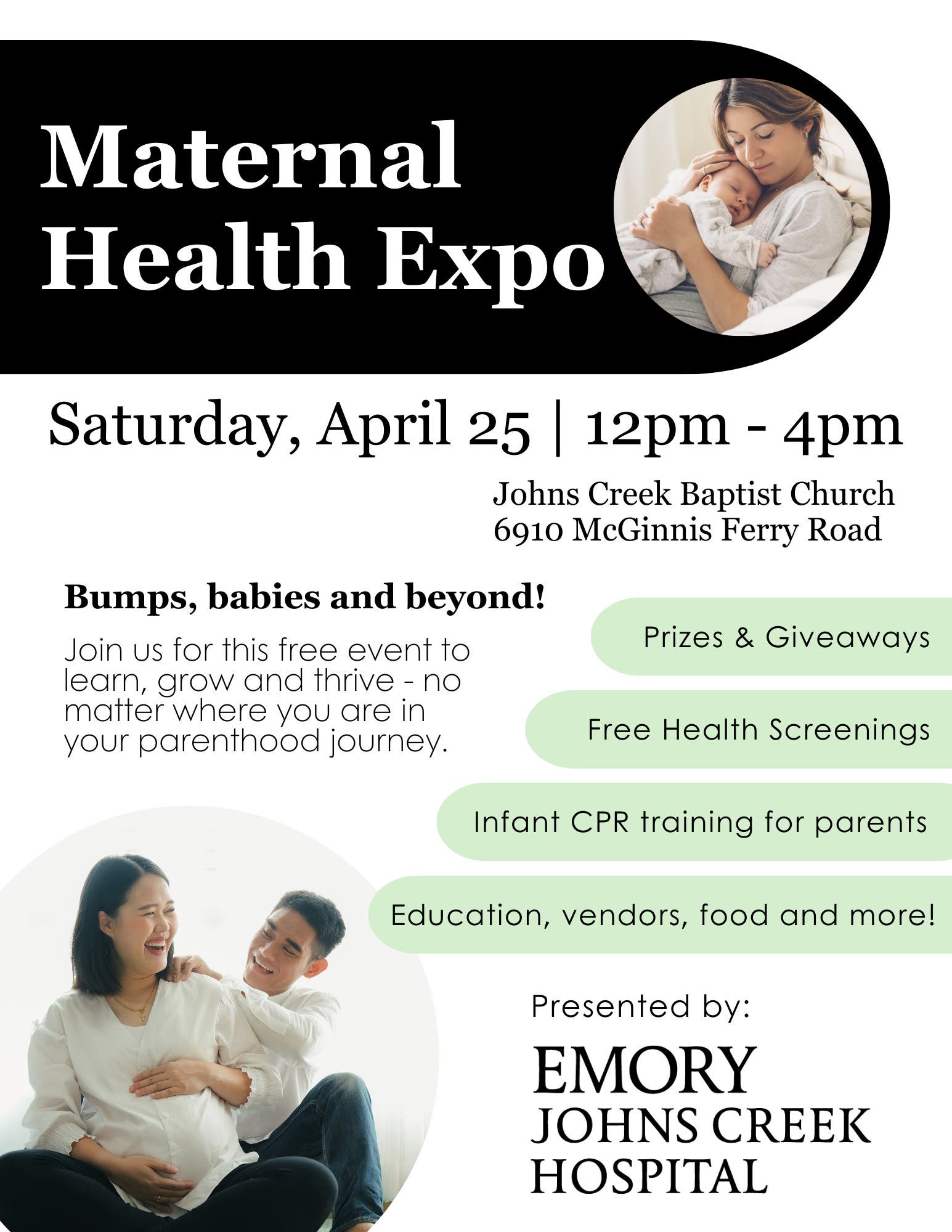 Maternal Health Expo by Emory Johns Creek Hospital