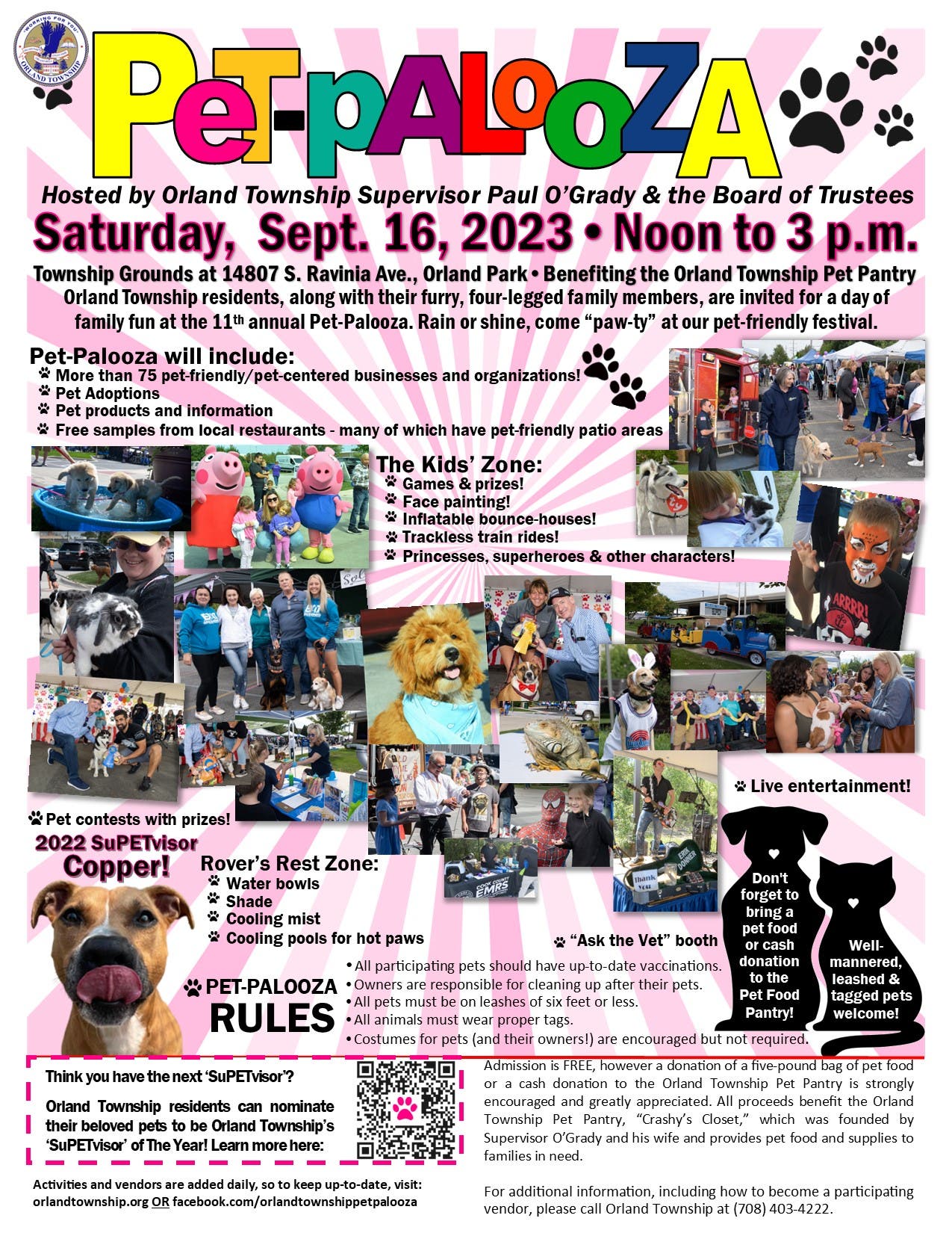 Sep 16 Orland Township's PetPalooza Orland Park, IL Patch