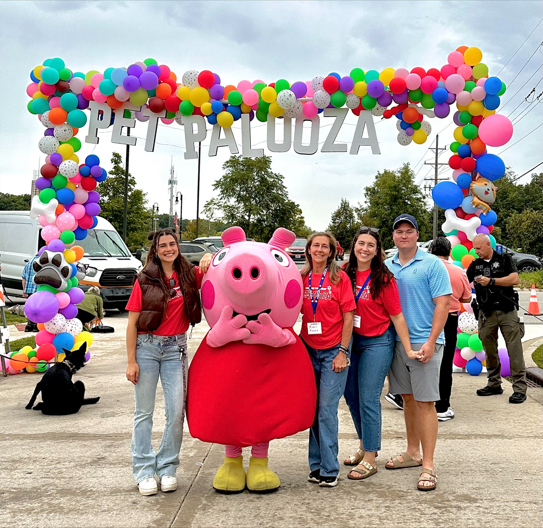 Robin with her daughters Alexandra, Taylor, and son-in-law Joe.