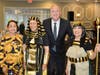 Cecilia Mijares, Nestor Ardiente, Supervisor Paul O'Grady, and Edith Ardiente at Orland Township's Halloween Dinner Dance