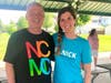 Susannah Selnick of Friends of Madison Park with Richard Cole Artistic Director for NCMC. 