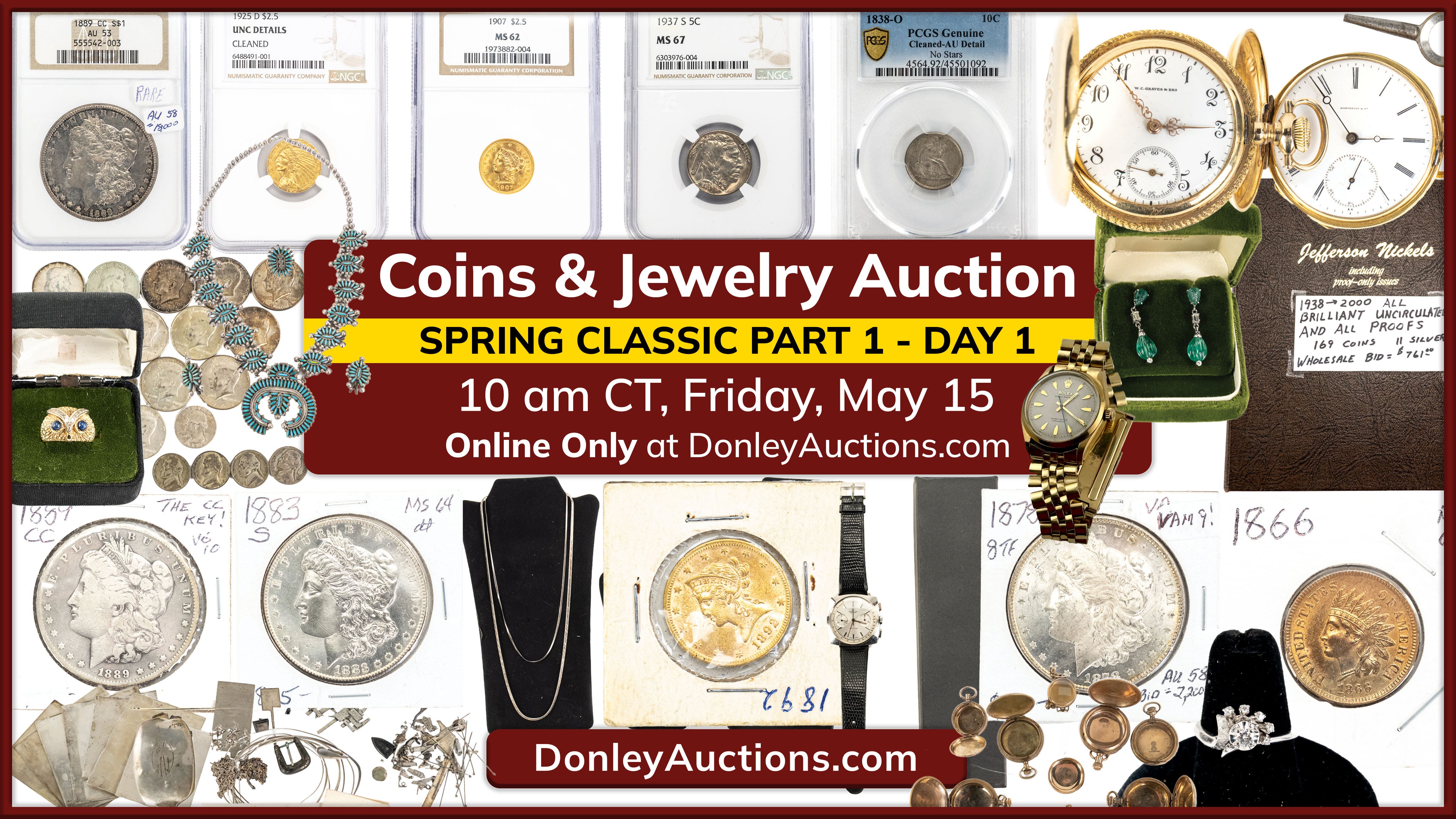 Coins & Jewelry Auction