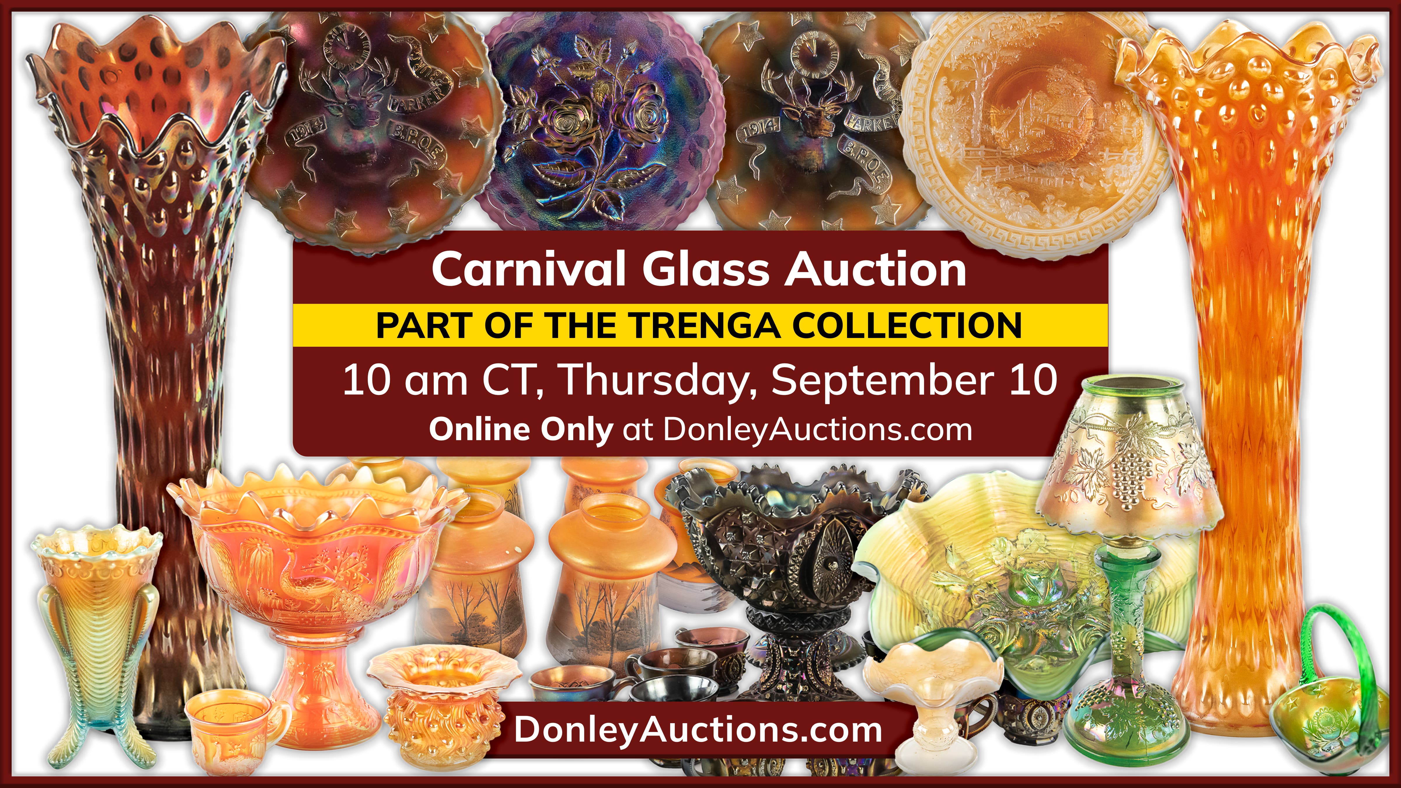 Carnival Glass ONLINE ONLY Auction September 10