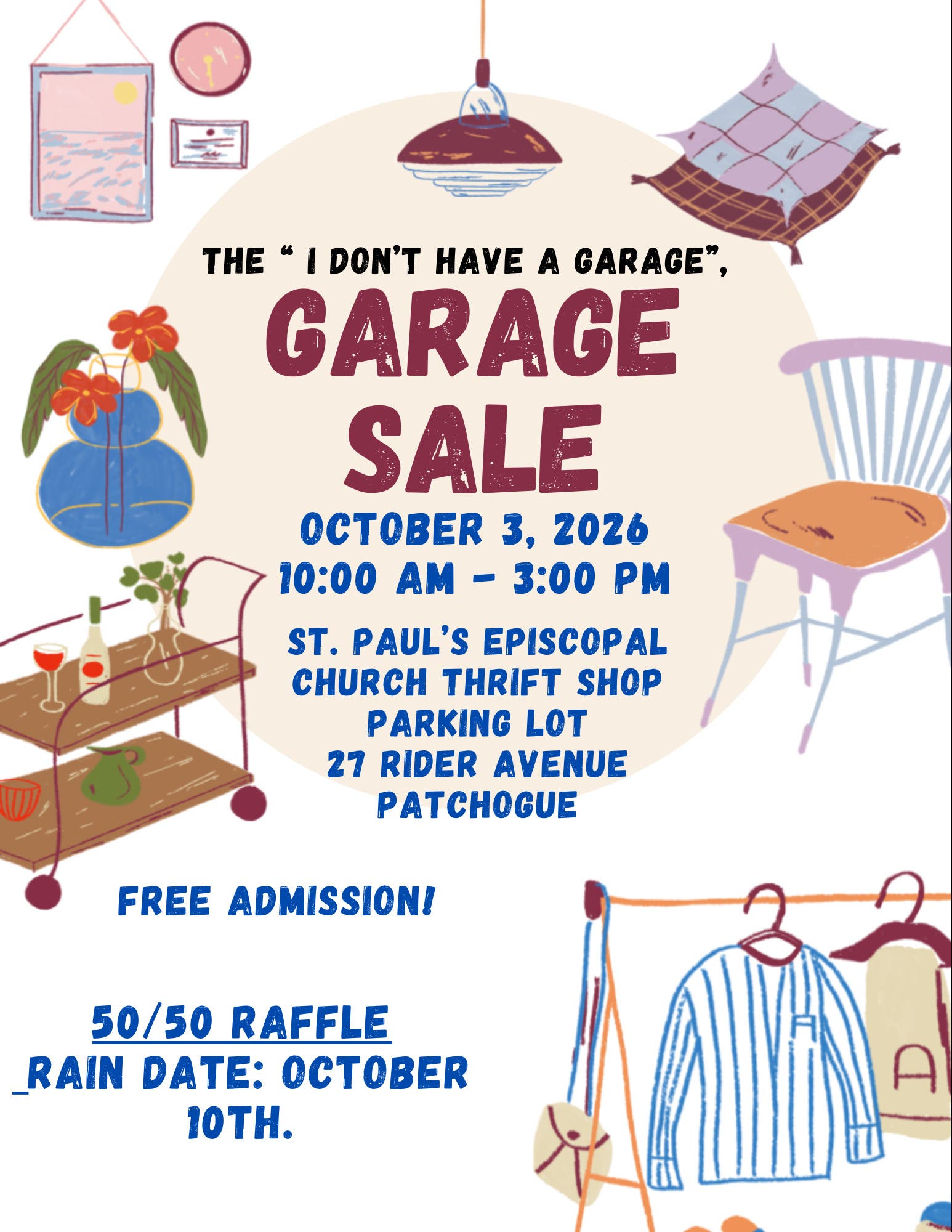 The I Don't Have A Garage, Garage Sale