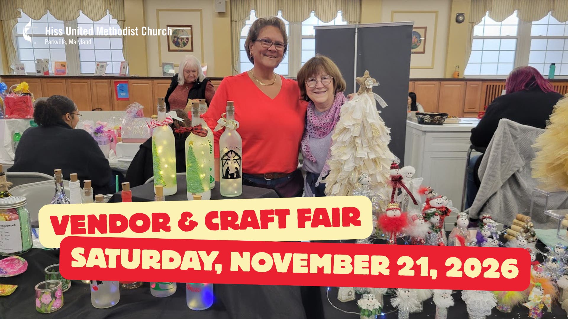 Fall Vendor & Craft Fair 2026 | Hiss United Methodist Church 