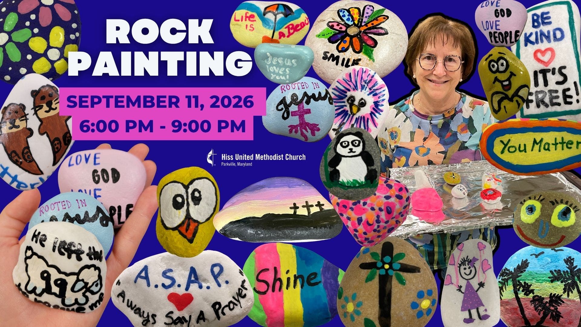 Rock Painting | Hiss United Methodist Church