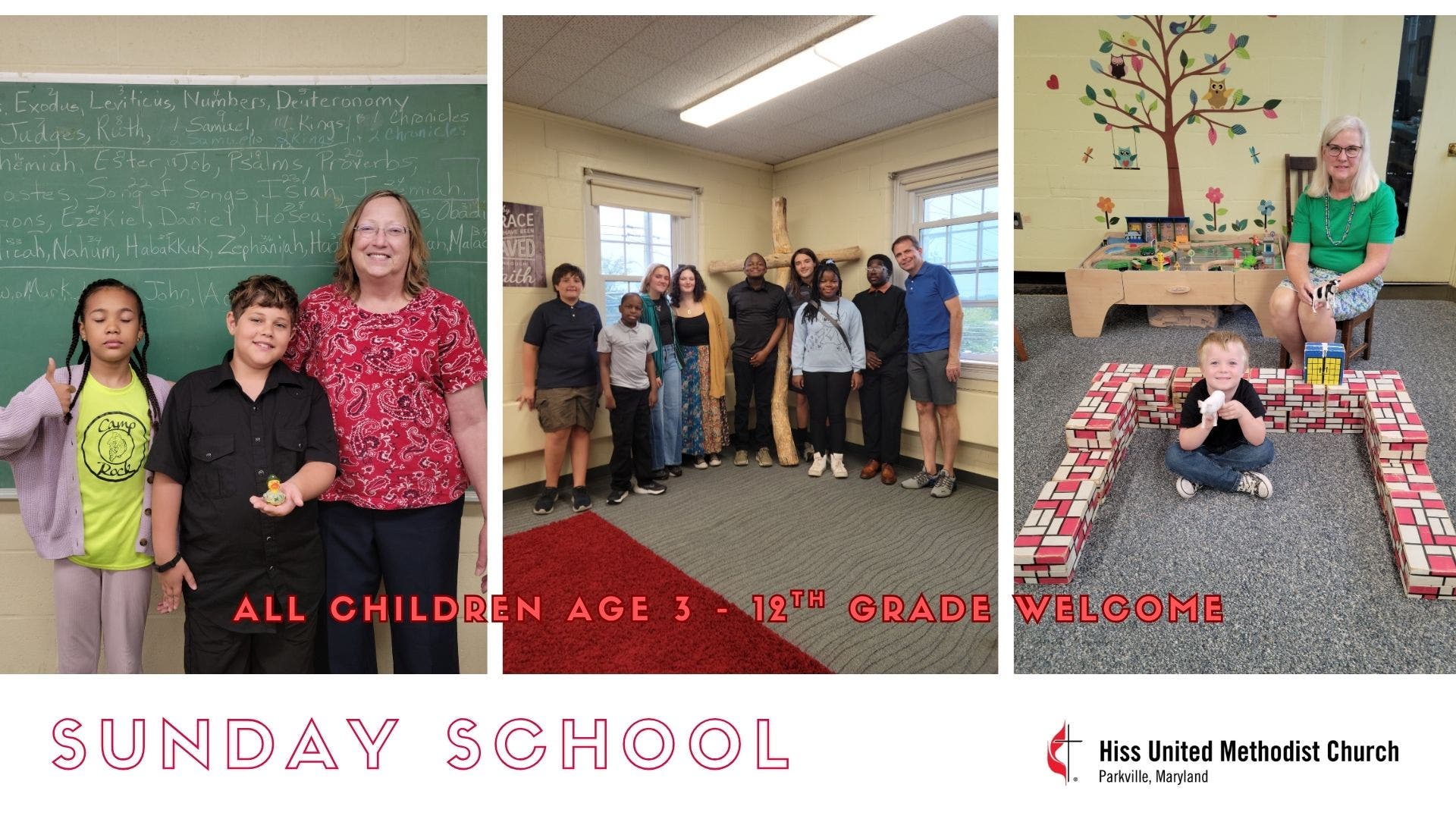 Sunday School Starts Again! | Hiss United Methodist Church