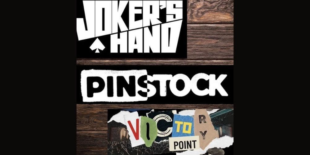 3 STAR PUNK BAR PRESENTS -Jokers Hand -Pinstock - Victory Point -