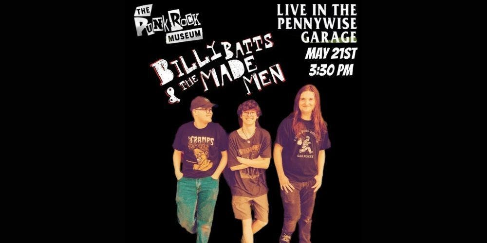 Billy Batts & The Made Men -live inside the Pennywise Garage