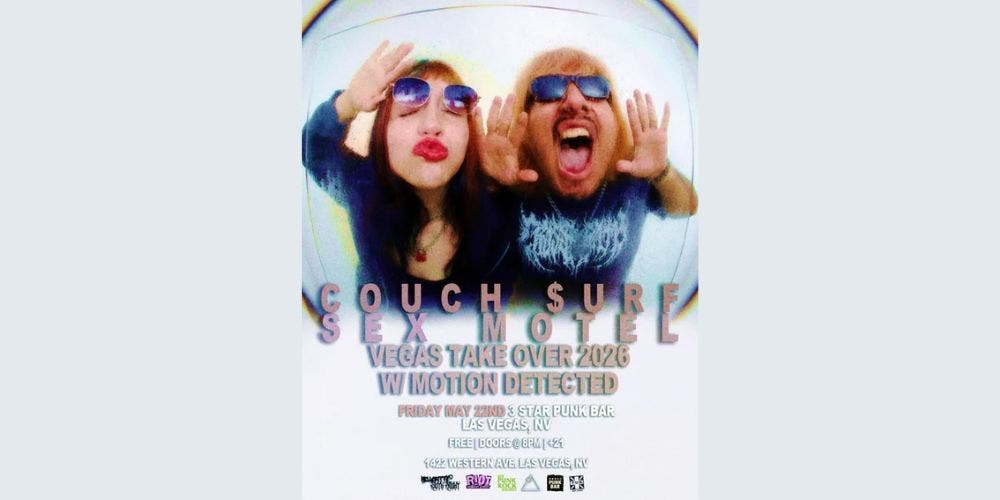 3 Star Punk Bar presents - Couch Surf - Sex Motel - Motion Detected