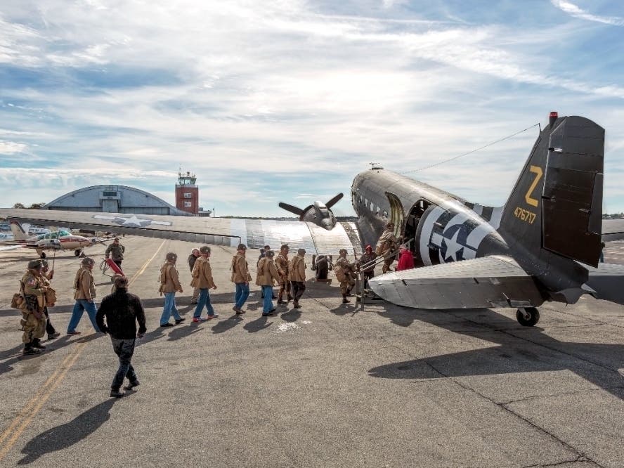 The American Airpower Museum of Farmingdale is set to host its C-47 D-Day Living History Flight Experiences on Oct. 9.