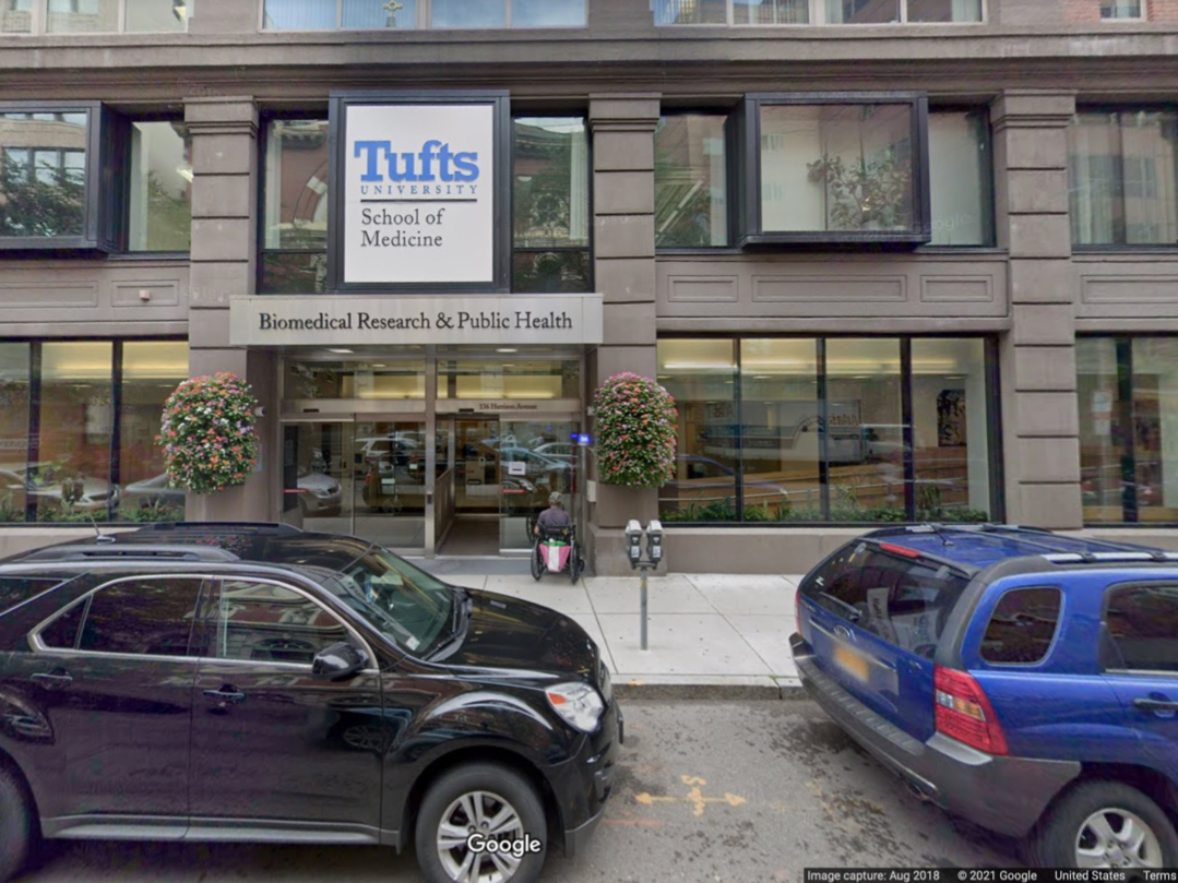 The haze was reported from the seventh floor of 136 Harrison Street in Boston.