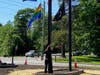 Pride Flag is raised for the first time 