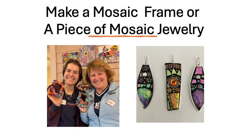 Make a Mosaic Frame or Piece of Jewelry