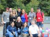Connecting Dover Executive Committee members Walter F. Rodriguez, Pastor Jamie Rodgerson, Robin Hughes, Carmen Cintron, Erika Correa, Jessica Padilla Gonzalez, Charlene O'Brien, Jennifer Salt, and Carlos Caprioli pose with Jose Pagan & the Festival's DJ.
