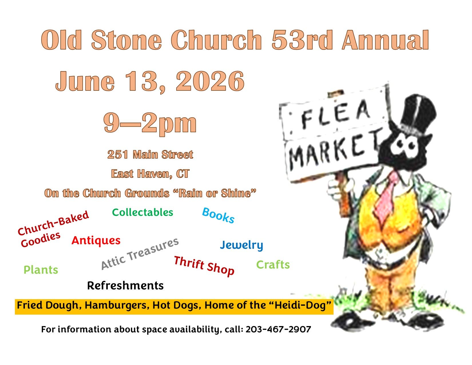 Old Stone Church 53rd Annual Flea Market