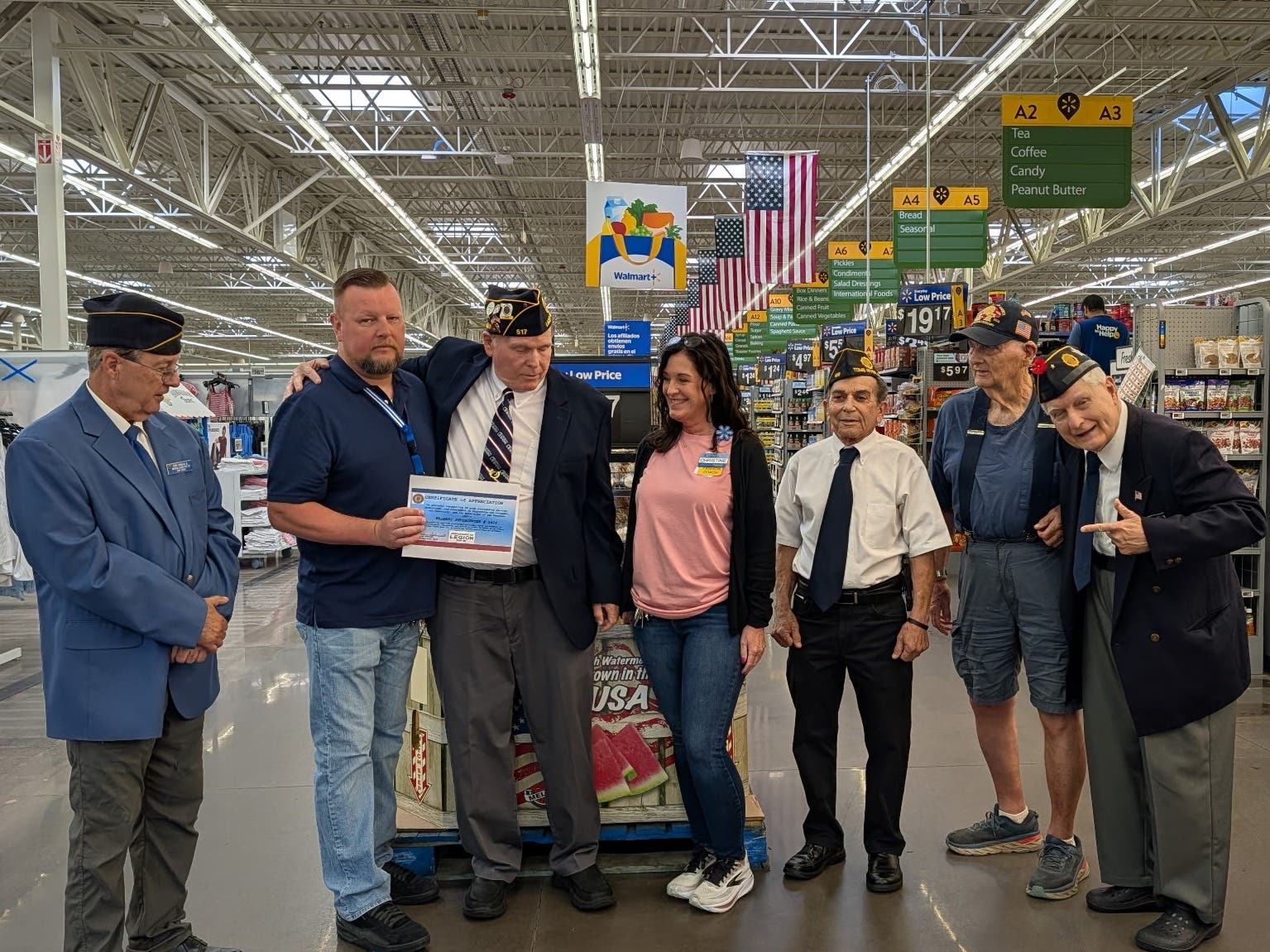 Lanoka Harbor Walmart #5414 gets an Award!