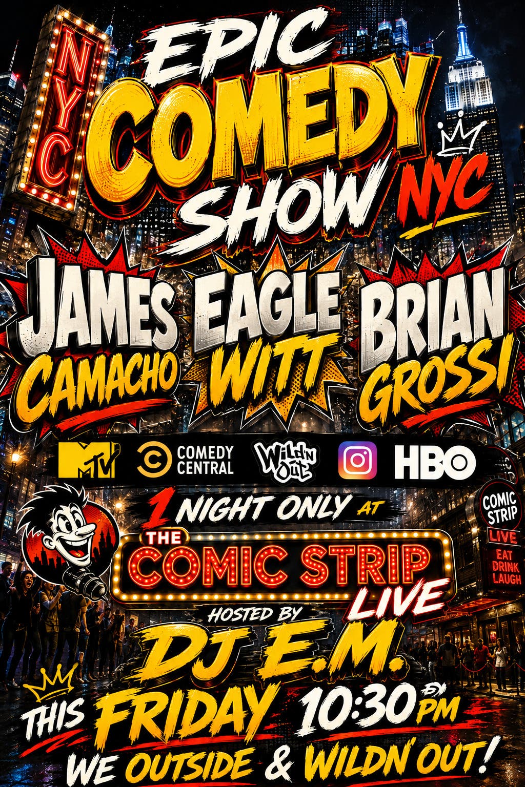 Epic Comedy Show Nyc