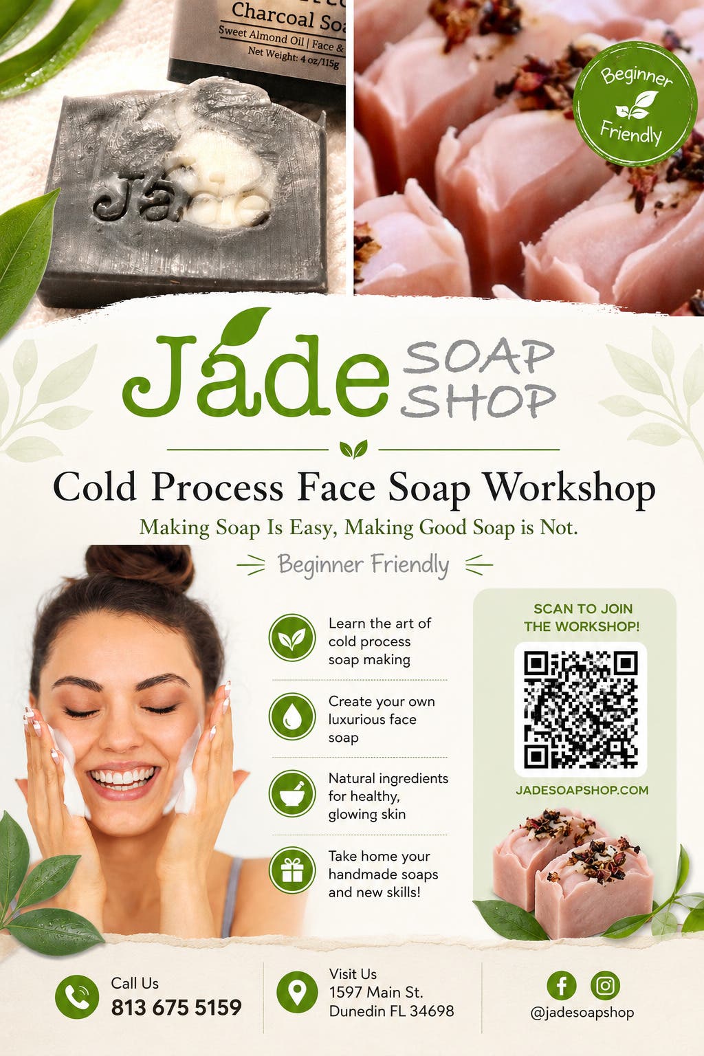 Cold Process Luxurious Soap Workshop 