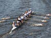 Thomas McKay and Josh Sacks compete in Row New Jersey's varsity 8-man boat at the world famous Head of the Charles regatta