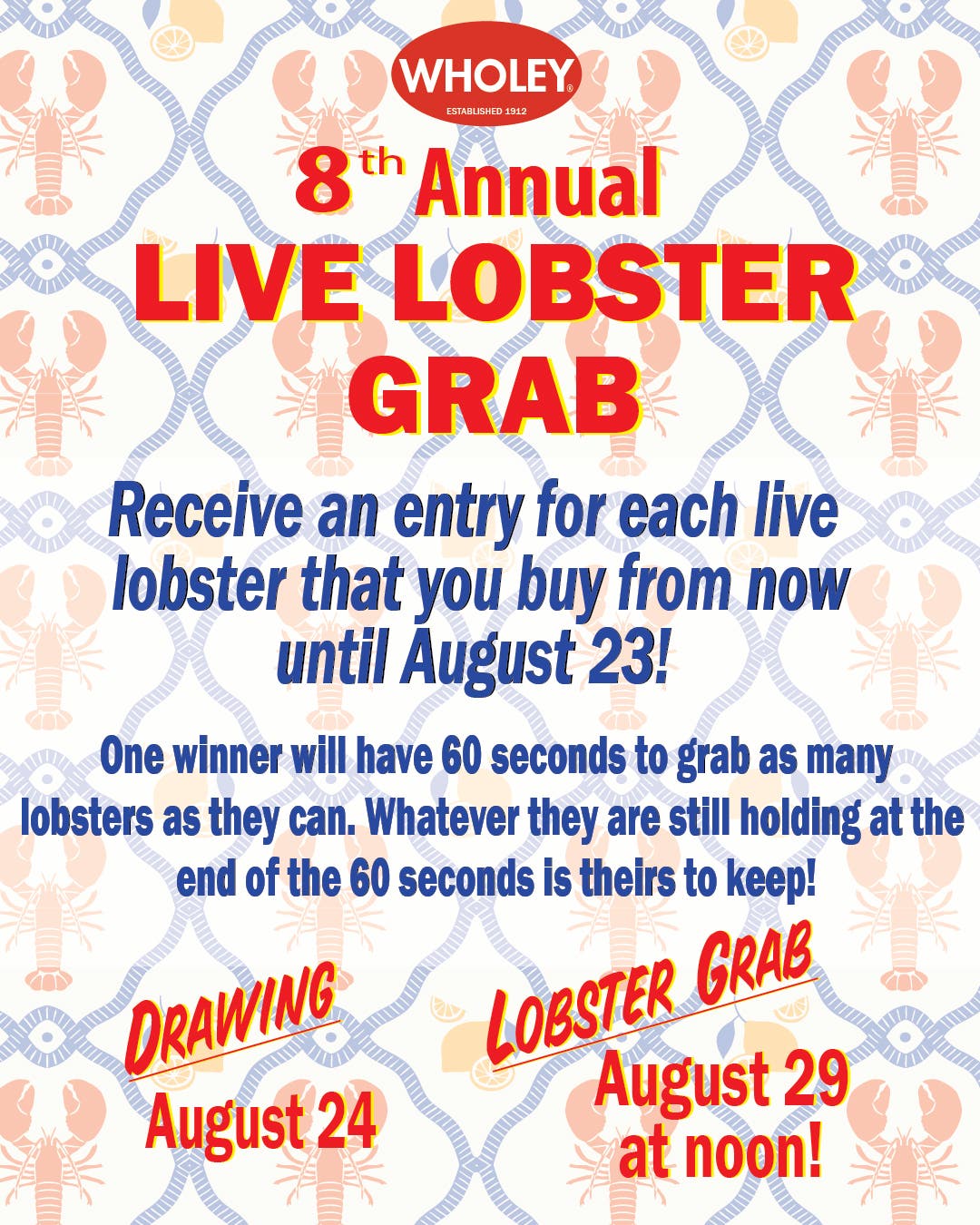Wholey's 8th Annual Lobster Fest
