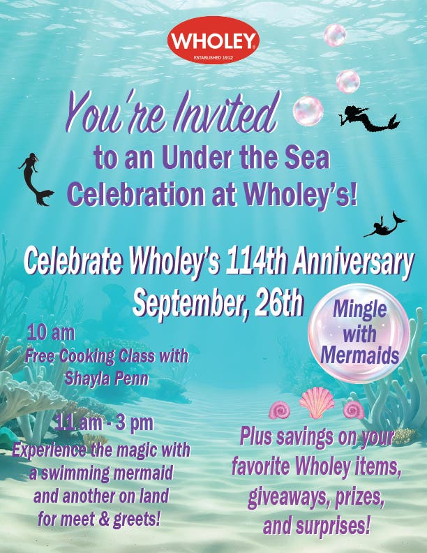 Wholey's Under the Sea Anniversary Celebration