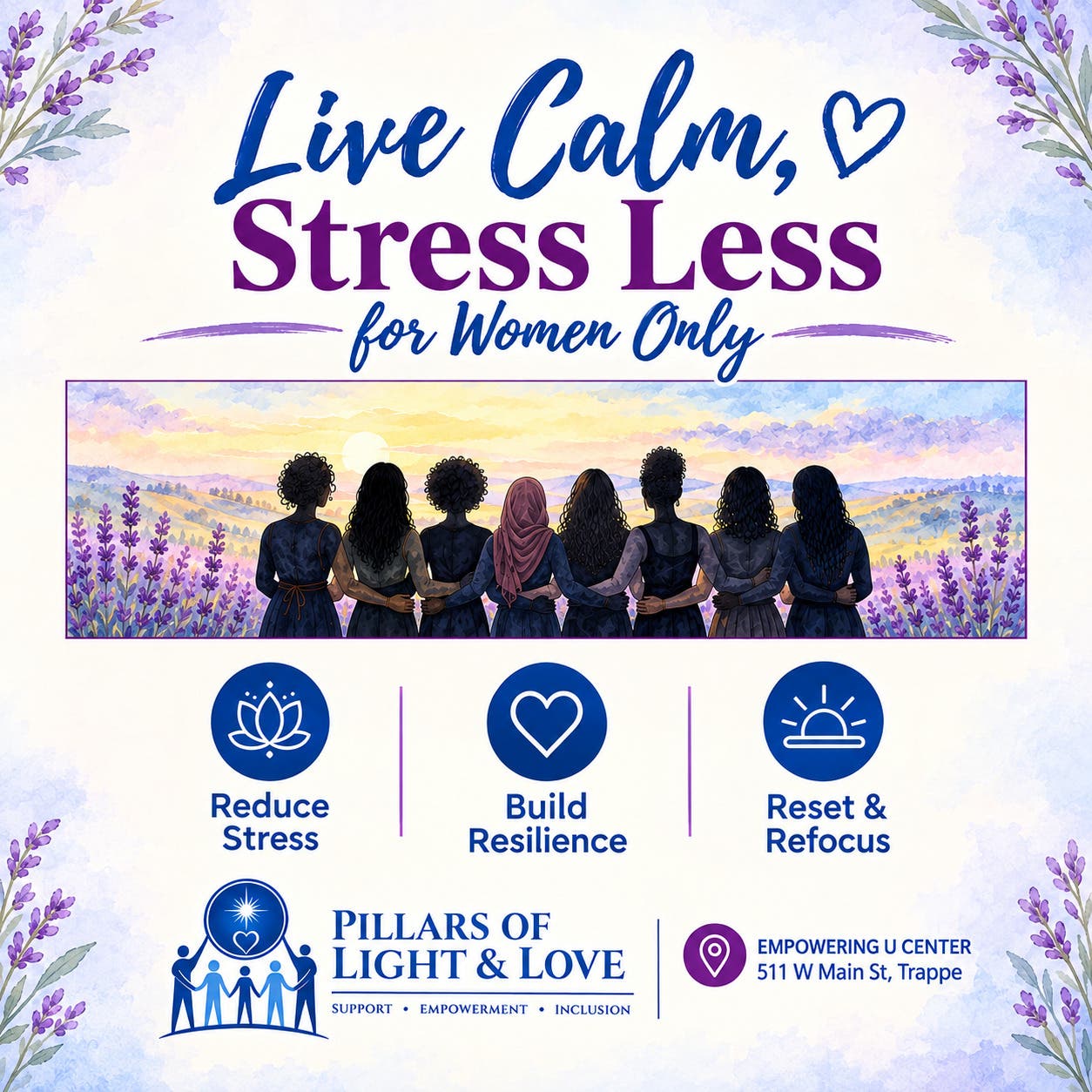 For Women Only "Live Calm, By Stressing Less"