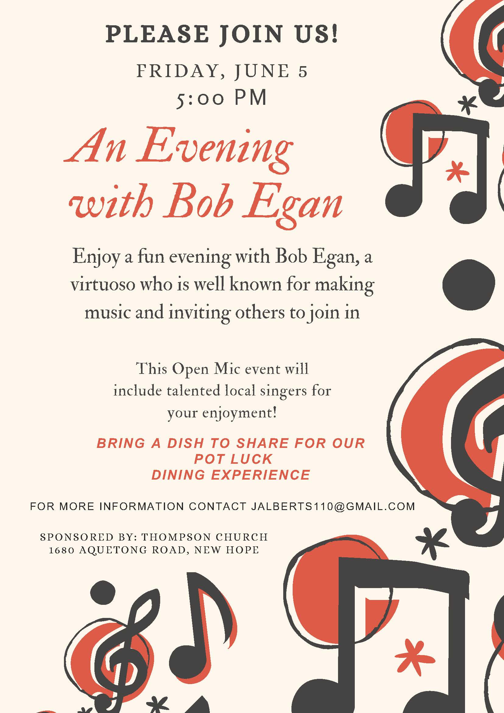 An Evening with Bob Egan