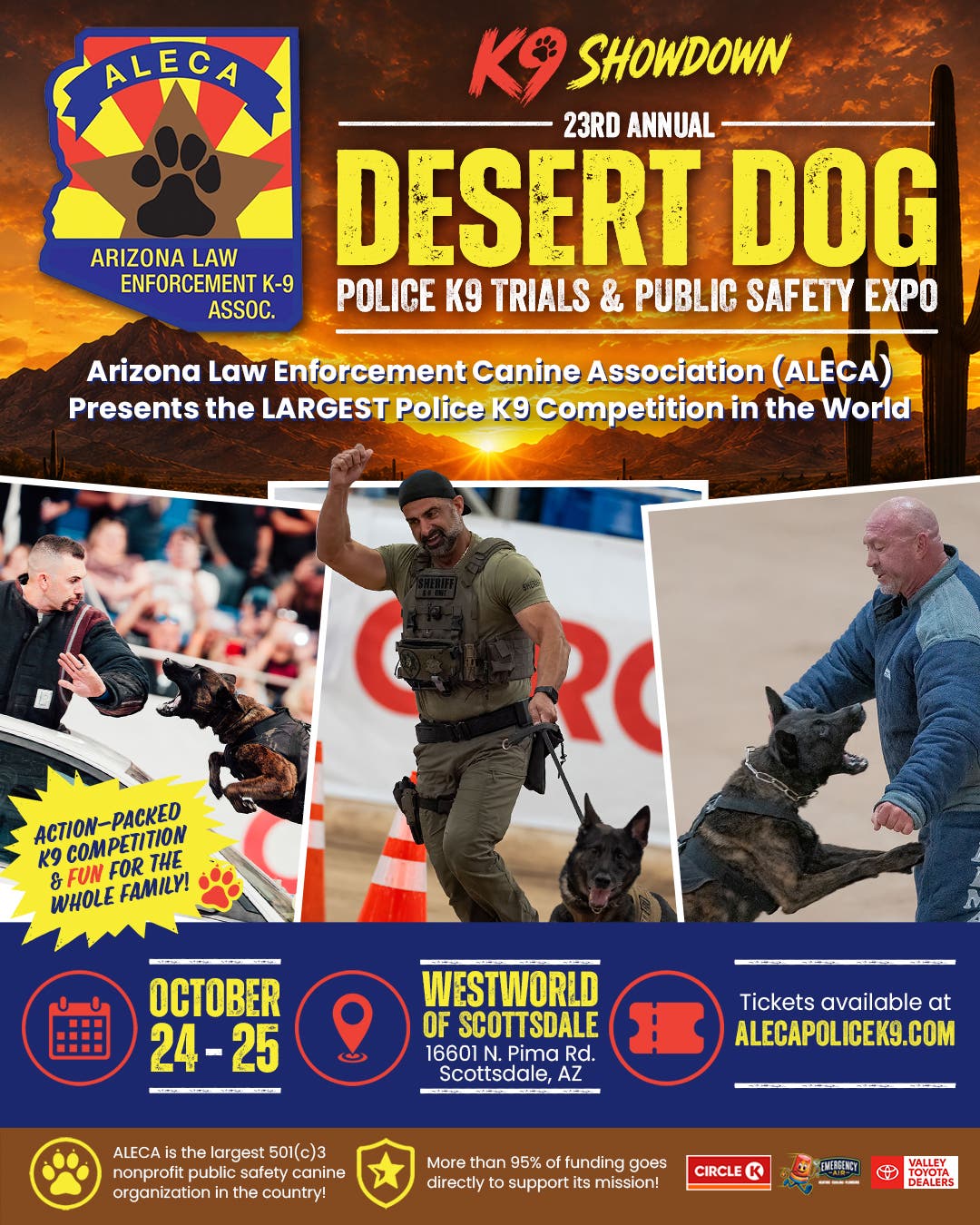 23rd Annual Desert Dog Police K9 Trials & Public Safety Expo