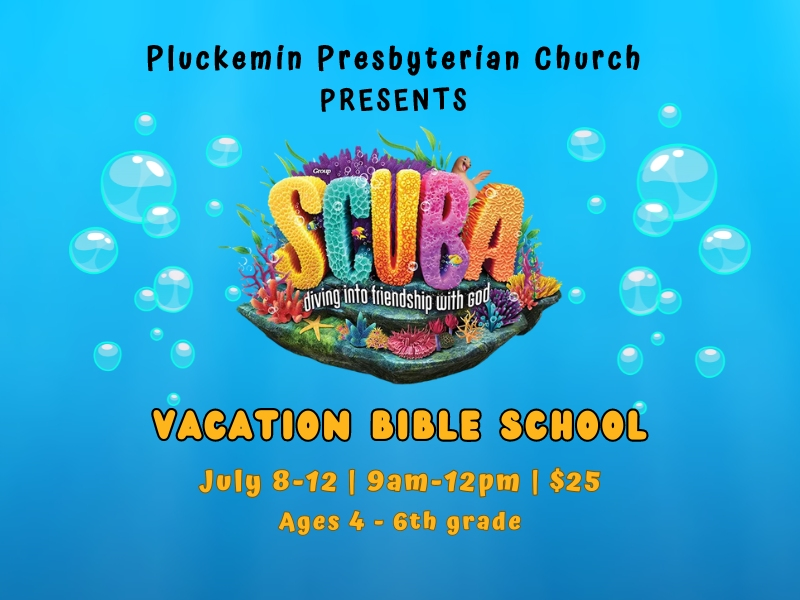 Just 3 Days Left to Register for "SCUBA" Vacation Bible School
