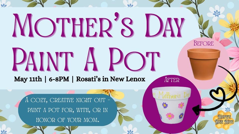 Mother's Day paint a pot 