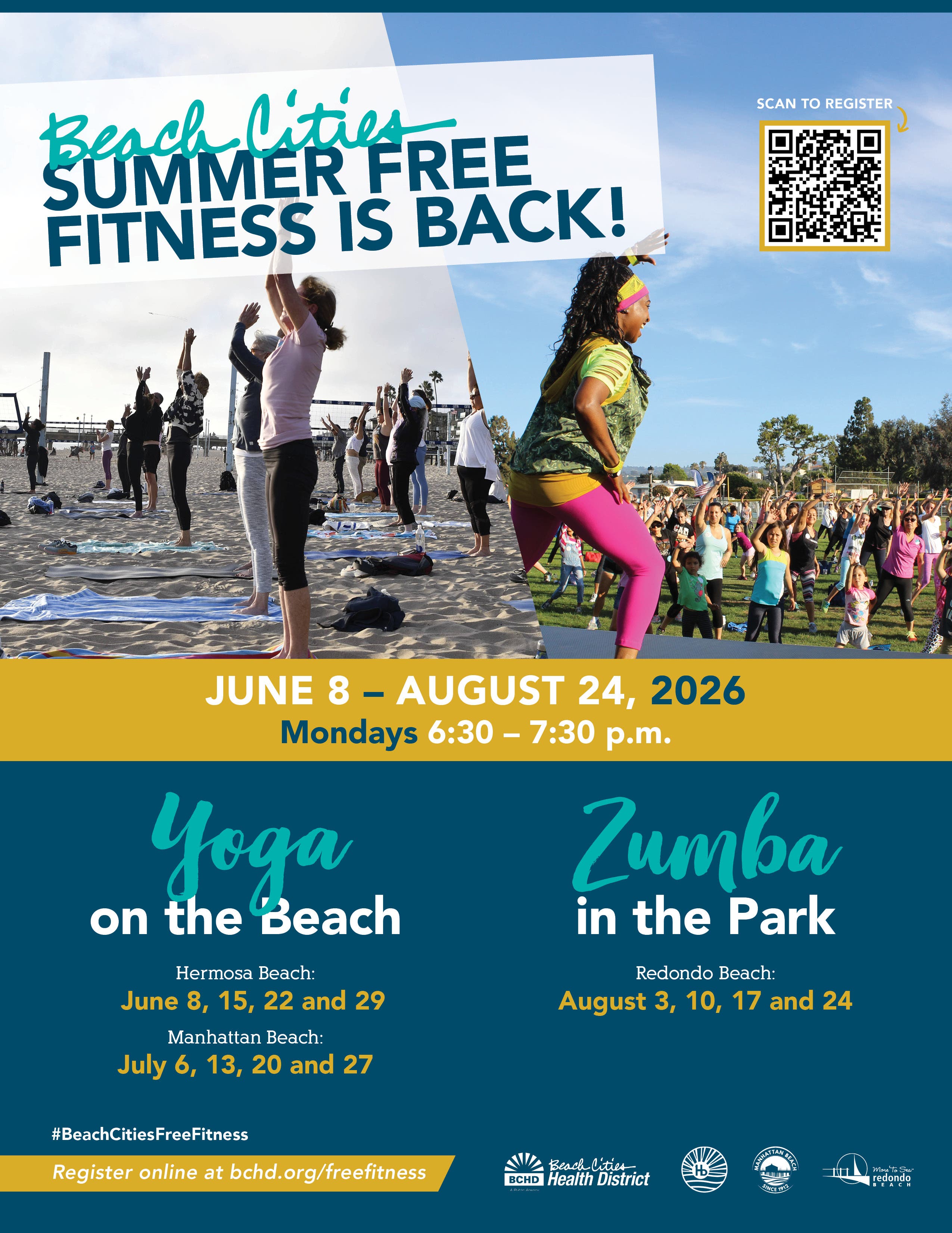 Beach Cities Summer Free Fitness