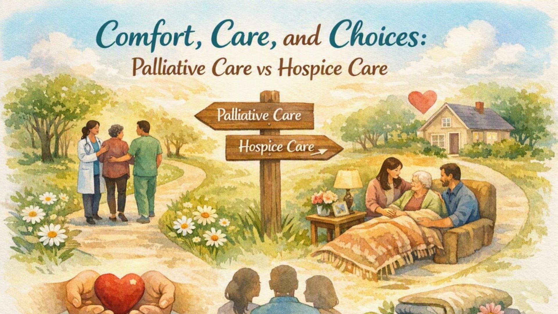 Comfort, Care & Choices: Palliative Care vs Hospice Care