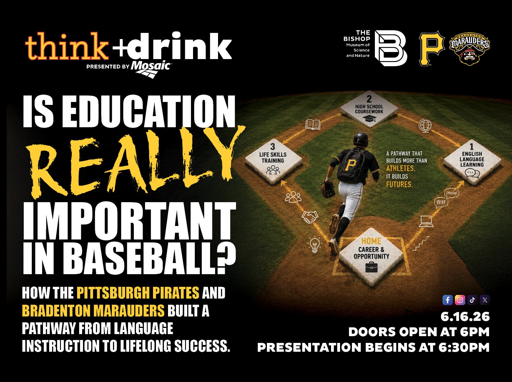 think + drink: Is Education Really Important in Baseball?