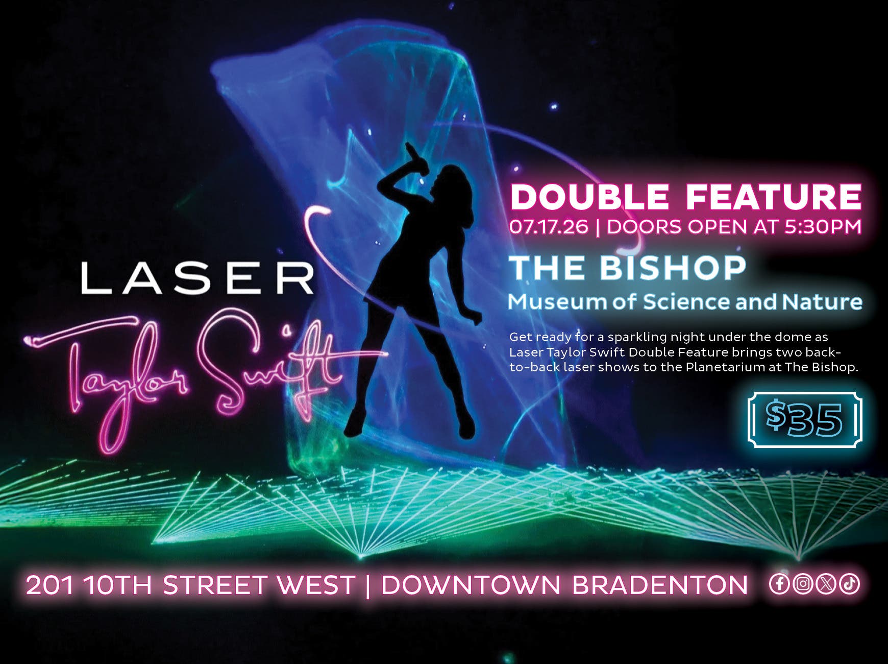 Laser Taylor Swift Double Feature at The Bishop