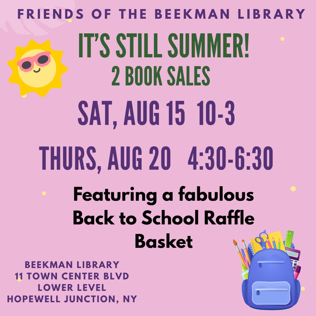 Friends of the Beekman Library Book Sale