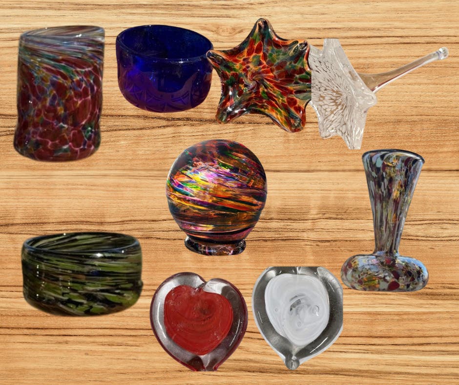 Glass Blowing Class - Choose from 7 different items 5/4 - 5/8 (select date & time)