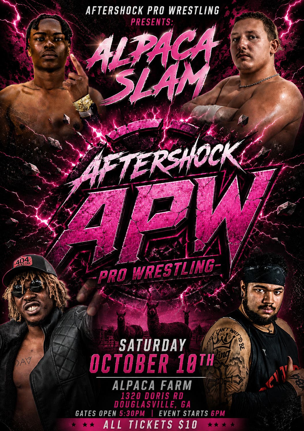 Alpaca Slam Aftershock Pro Wrestling 
