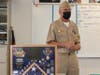 On Monday, Tommy Hobbs wore his Navy uniform to mark the 50th anniversary of his enlistment in the Navy.