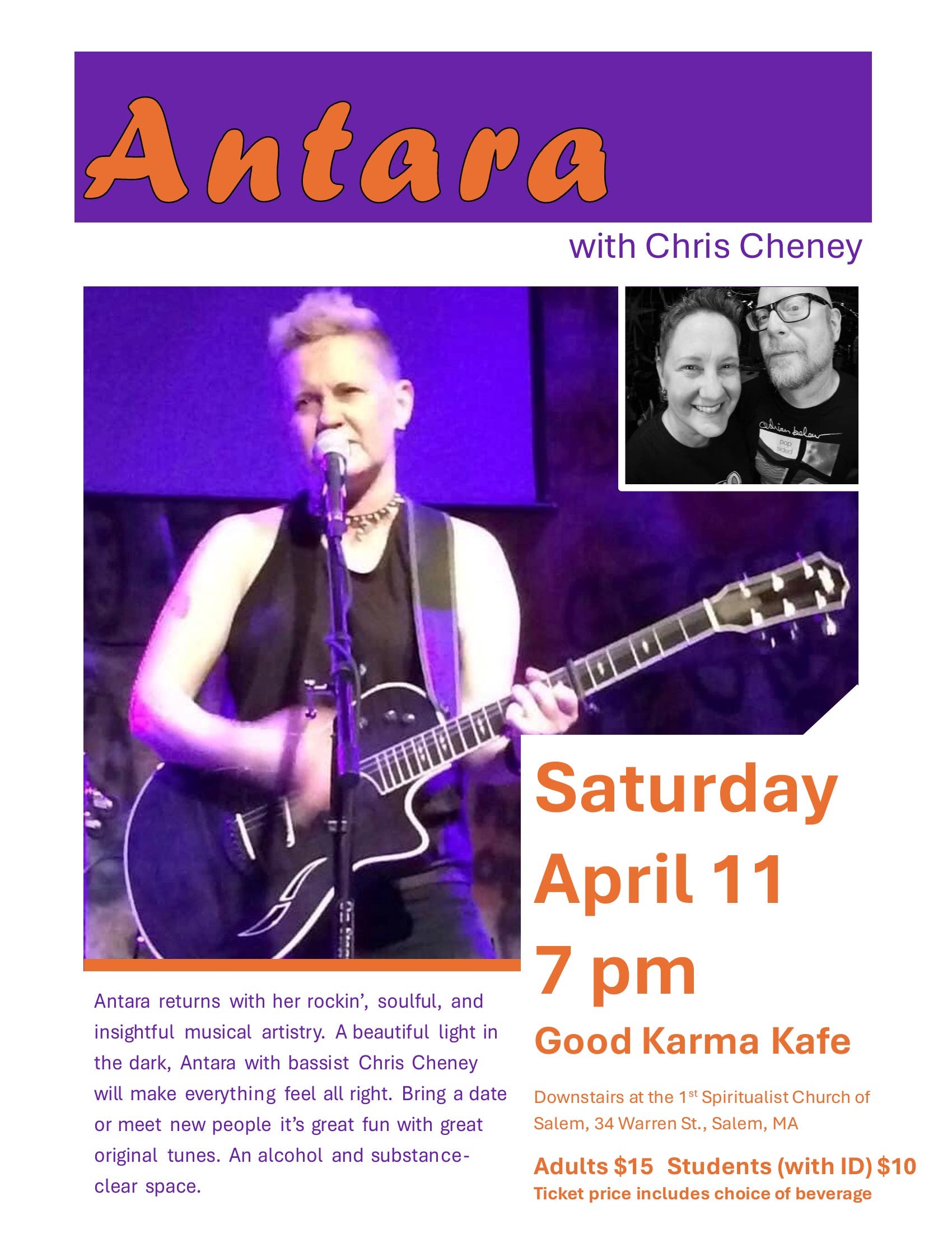 Antara Returns for Indie Folk Rock Concert