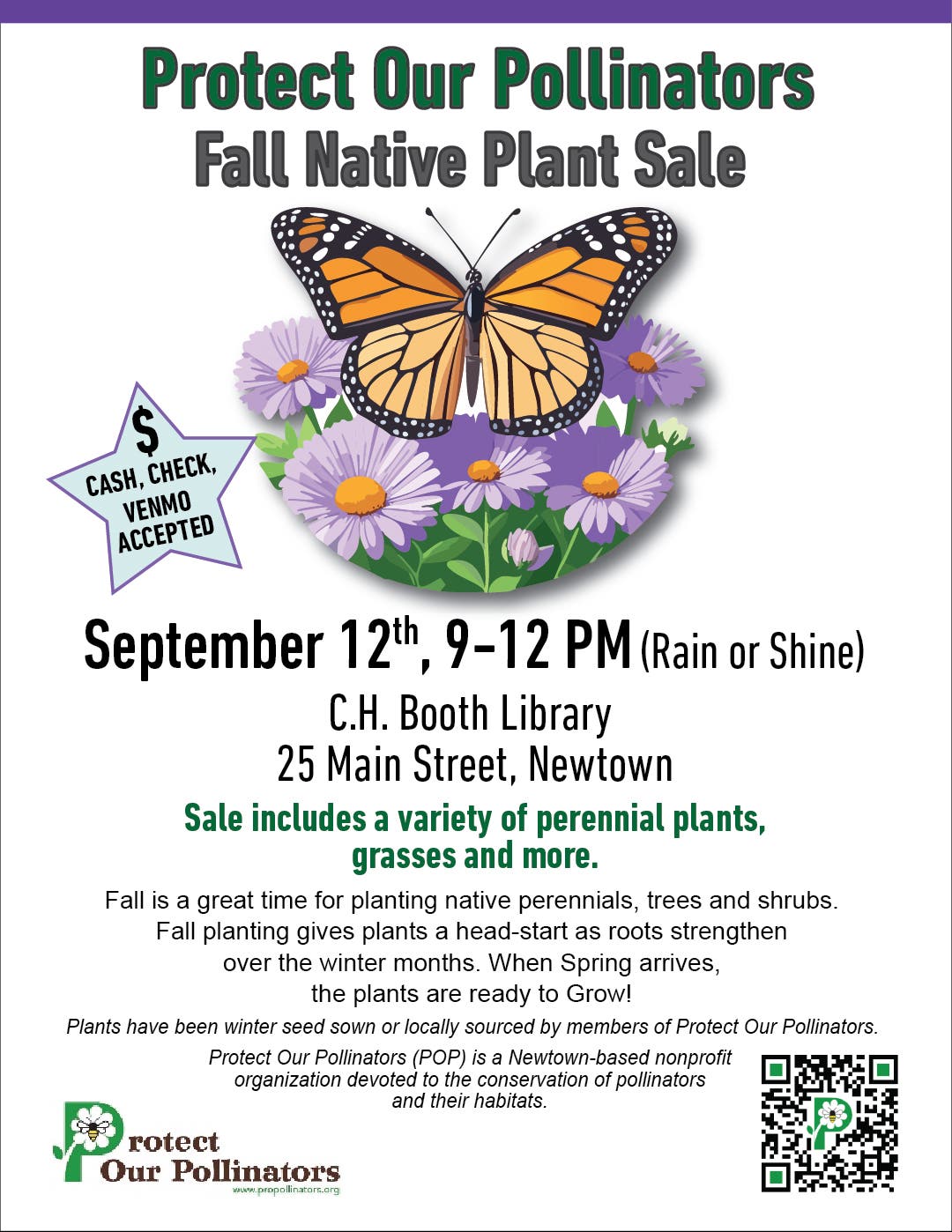Protect Our Pollinators Fall Native Plant Sale